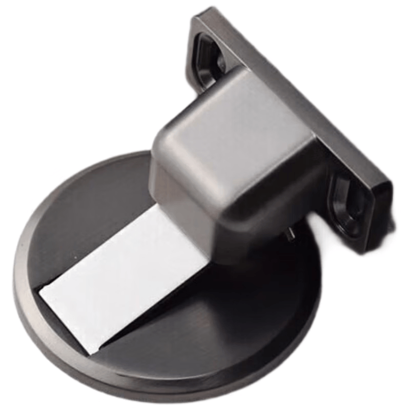 Chuke door catcher, no drilling required, anti-collision floor catcher, door stopper, bathroom door bumper, invisible floor catcher gun, gray.