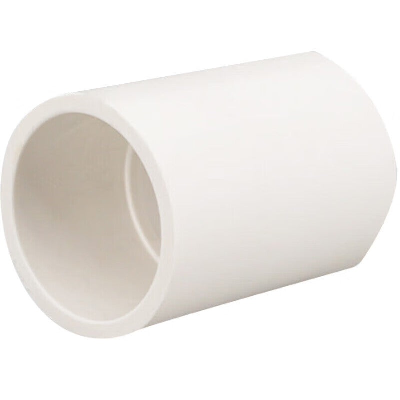 Steel-reinforced PVC conduit, white, direct-connector, extended fittings, one price, diameter 32mm.