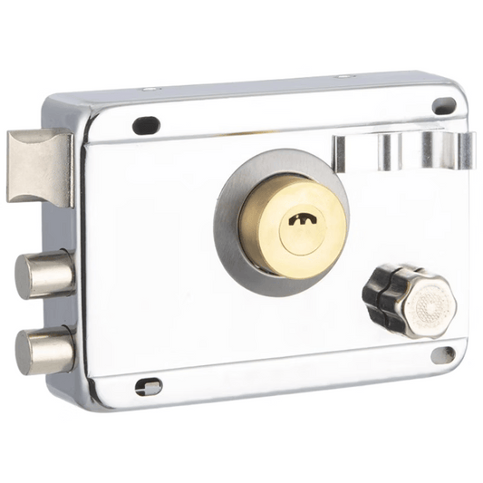 Shouli anti-theft door lock, old-style exterior door lock, anti-pry, household iron door lock, wooden door lock, universal indoor and outdoor door lock, left-opening.