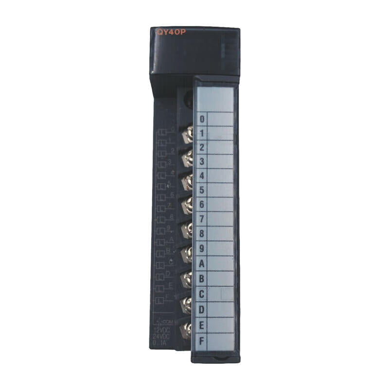 Mitsubishi Electric PLC, output module, 12/24VDC, 16 points, with short circuit protection; QY40P