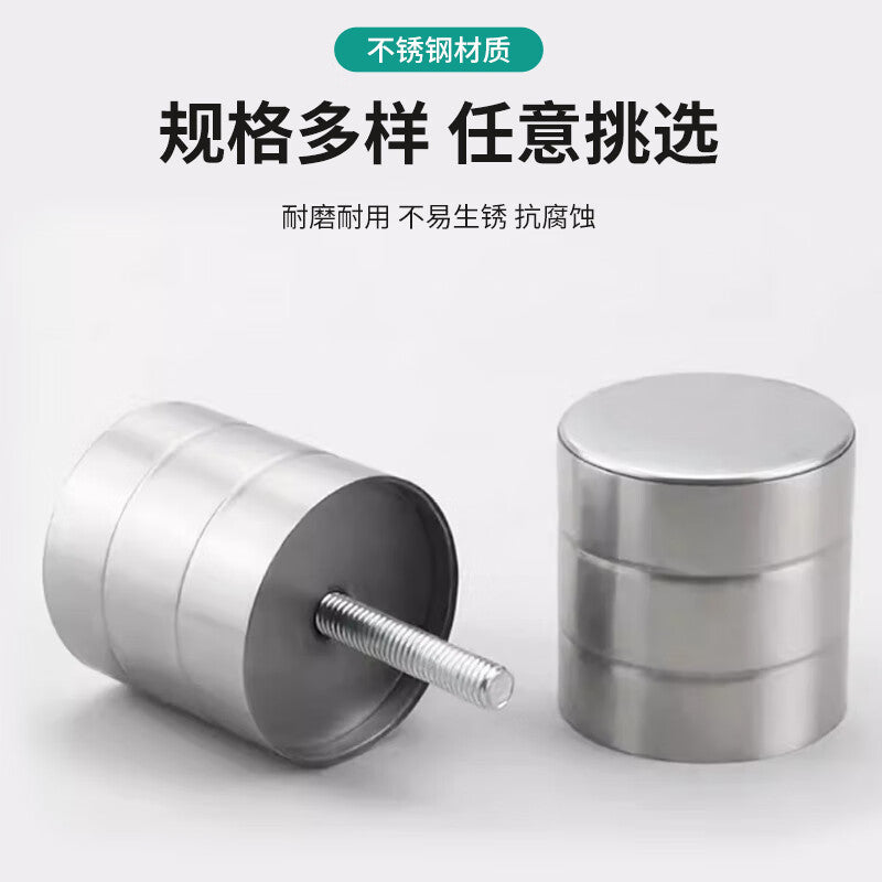 Deqi Stainless Steel Partition Door Handles, Surface-Mounted Handles, Public Toilet/Restaurant Partition Door Handles