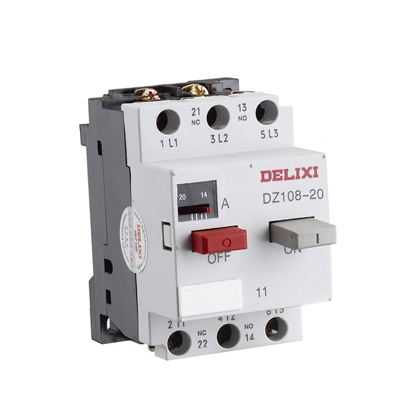 Delixi Motor Circuit Breaker DZ108-20/11 16A English Label