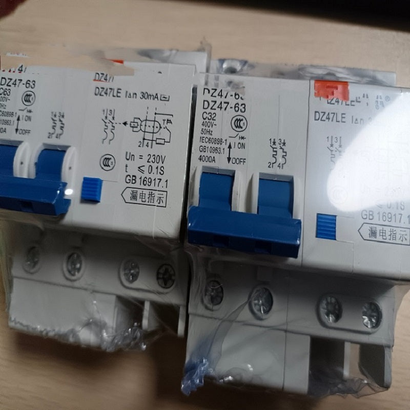 DELIXI AA leakage switch circuit breaker DZ47LE 63 type 2P 20A