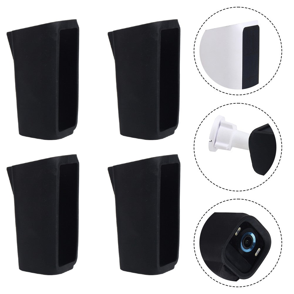 Simplified Setup Custom Fit Black Silicon Case for Your For EufyCam S3 Pro