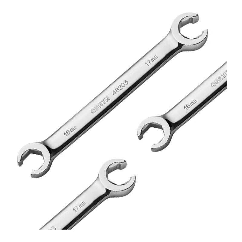 Shida fully polished oil pipe wrench 10X12mm