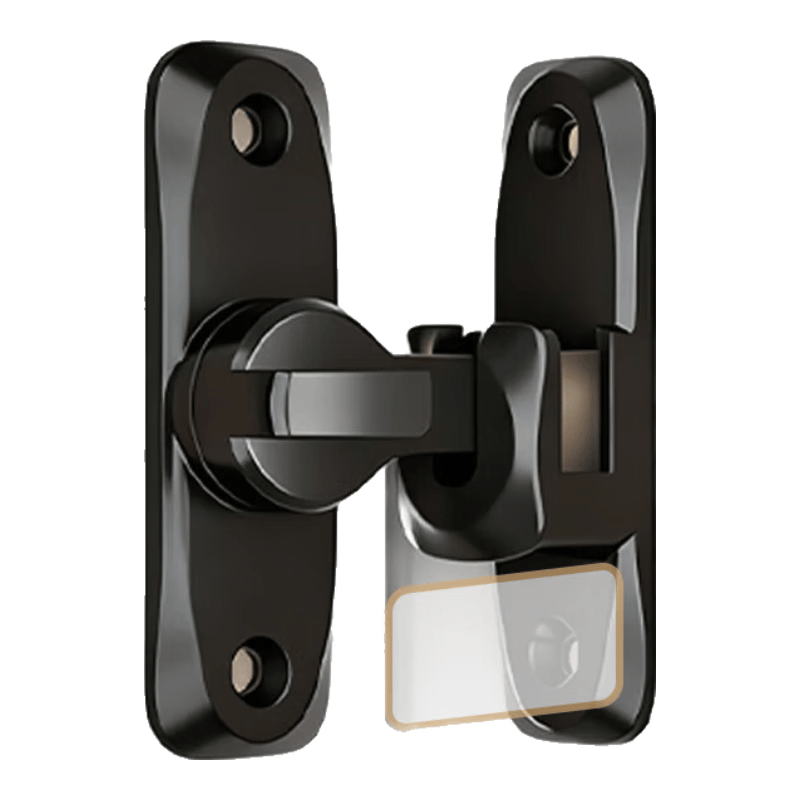 Seven Stars Lock Bolt No-Drill Door Bolt Door Snap Bolt Sliding Door Lock Buckle Room Door Clip Surface Mount Right Angle Door Lock Bolt