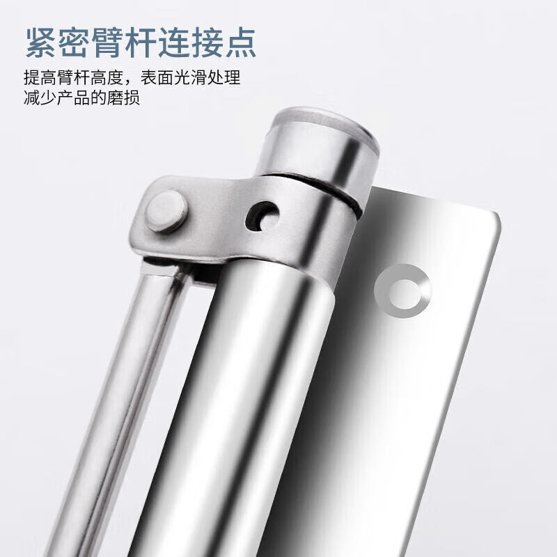 Deyu Products Door Closers, Automatic Door Closers, Lightweight In-Order Door Closers, Adjustable Springs, Silver