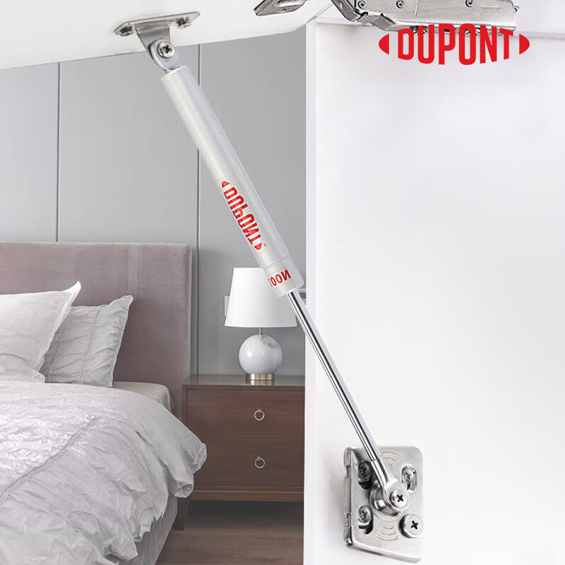 DuPont 3D Top-Loading Door Gas Spring, Hydraulic Rod, Support Rod, Pneumatic Spring Telescopic Rod, Iron Head Model, 120N, 12KG Load Capacity