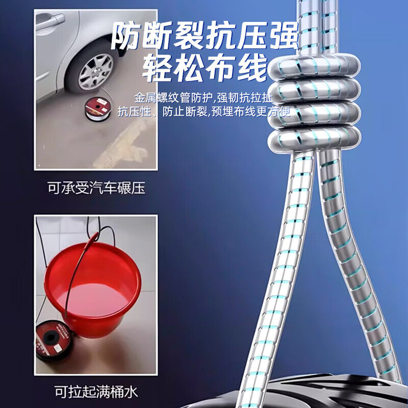 Feng Yingzi Armored HDMI Fiber Optic Cable 8K 60HZ High Definition Cable Version 2.1 Computer TV Projector Connection Cable Engineering Cabling 90m FYZ-HD29