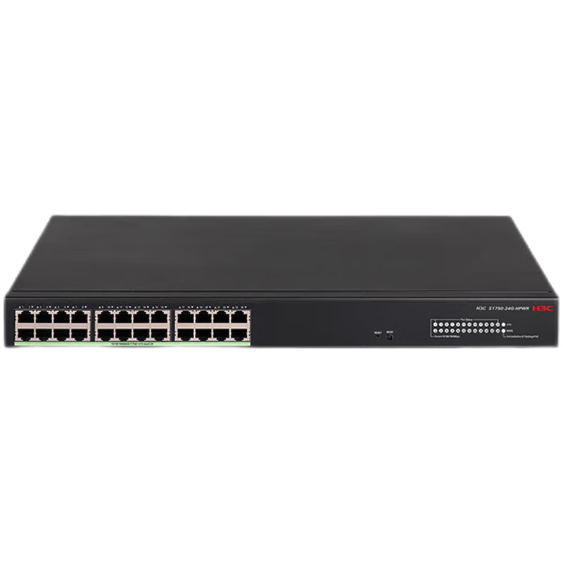 H3C 24-port Gigabit POE power supply network monitoring switch Web light management / POE370W S1750-24G-HPWR