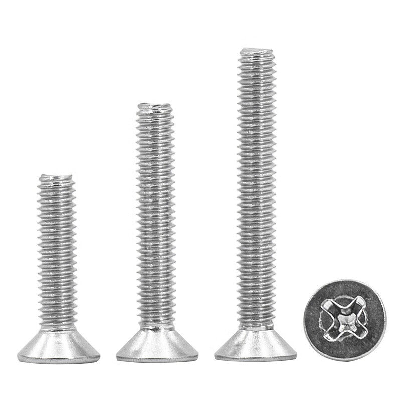 Winstan 304 Stainless Steel Countersunk Machine Screws M8*20 (10 pieces) H Type GB819 Flat Head Machine Screws WSX117