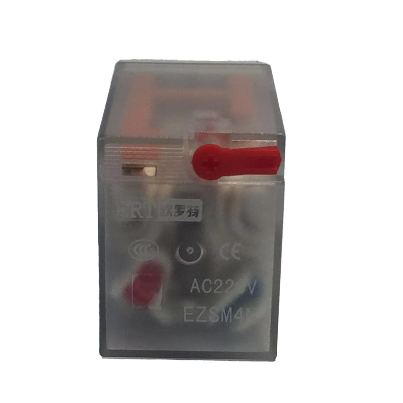 ERT EZSM4N-220A AC220V intermediate relay plug-in type (4 sets with test button and LED light 3A, 14 feet, coil voltage AC 220V)