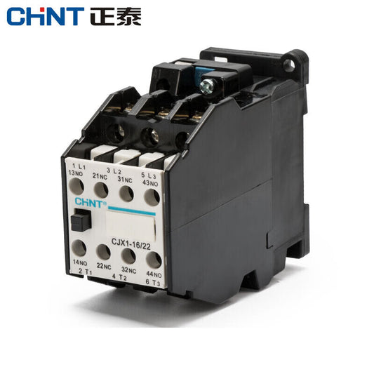 Chint CJX1-16/22-220V AC Contactor, Single/Three Phase