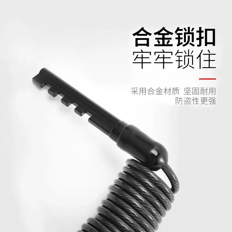 Dajujiang steel cable combination lock for helmets, bicycles, anti-theft steel wire padlocks, electric vehicles, luggage compartments, lockers, and storage chains.