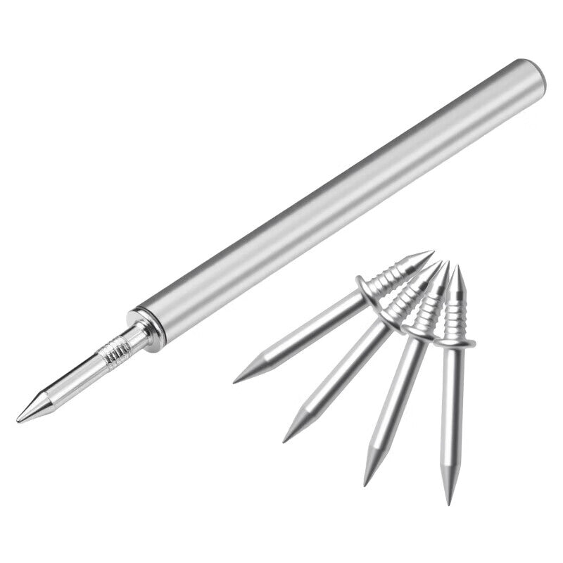 Jestin Invisible Nails, Claw Nails, Special Nails for Solid Wood Baseboards, 100 Nails Per Pack (Includes 1 Socket)