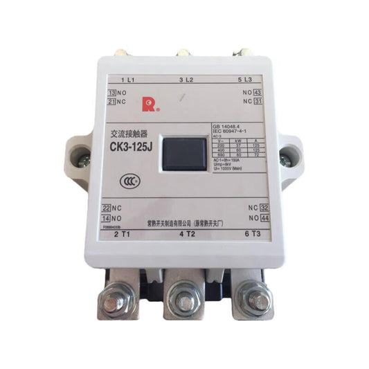 Changshu CK3-125J/N5 Three-Pole AC Contactor 125A AC220/230V