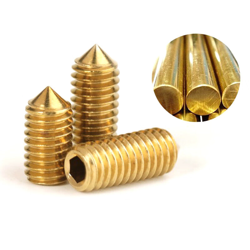 Bairuit brass set screws, M3*4mm, 10 pieces.