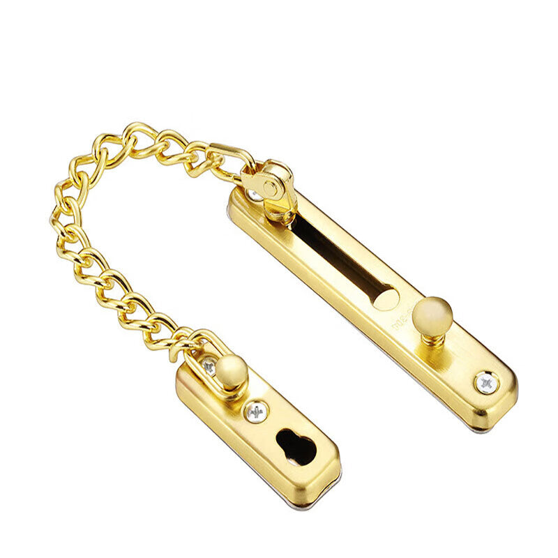 Deyu Crafts Stainless Steel Anti-theft Chain Door Internal Lock Chain Door Bolt Reverse Lock Buckle - One Price - Antique Bronze