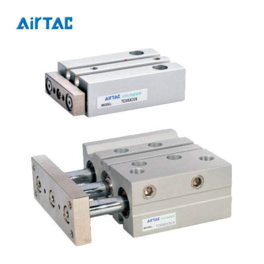 AirTAC three-axis guide cylinder, double-acting with magnetic ring, linear bearing; TCL20X175S
