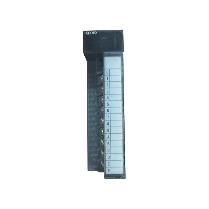 Mitsubishi Electric PLC, input module, 24VDC/4mA, common anode, 16 points; QX40