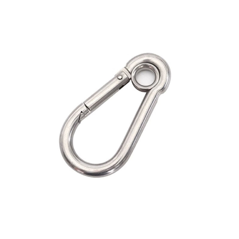 Yonghao Yinghong 304 Stainless Steel Spring Buckle, Outdoor Carabiner, Connecting Buckle, Safety Buckle, Lifting Hook, M5 Standard Type