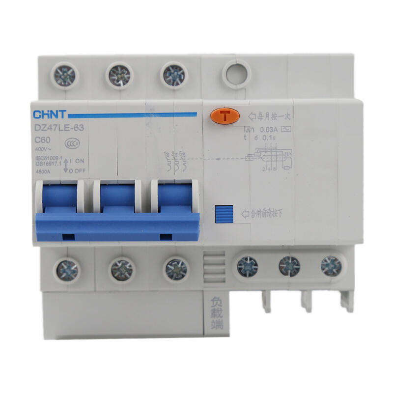 Chint DZ47LE-63 3P C60 30mA Miniature Circuit Breaker