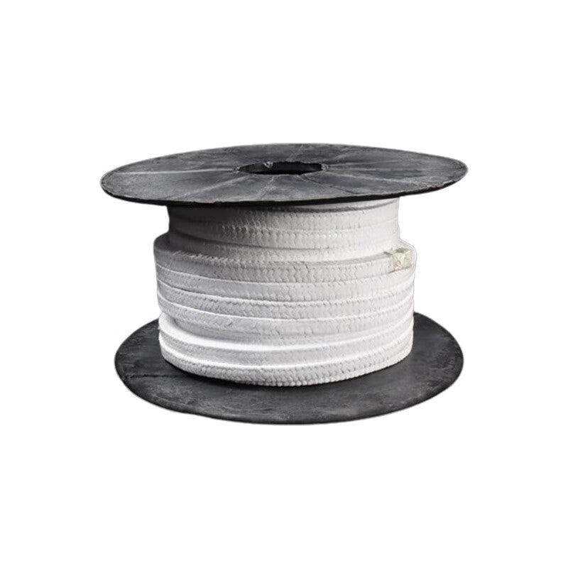 Yonghao Yinghong PTFE Packing Oil-Free White Polytetrafluoroethylene (PTFE) Sealing Strips, Customizable, 10mm*10mm (Oil-Free), Price Per Meter