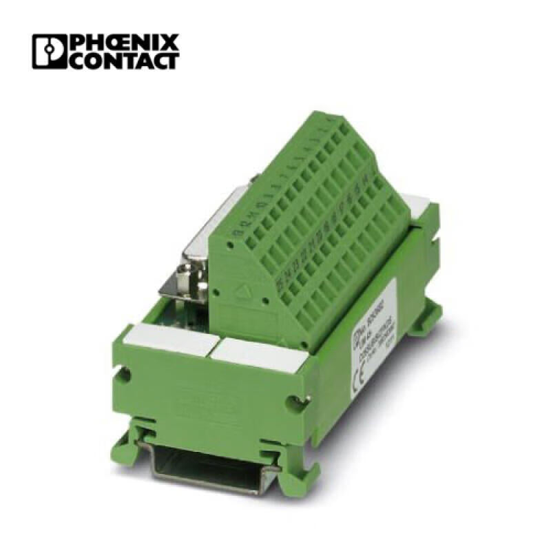 Phoenix VARIOFACE module, with spring connection and D-SUB socket connector, can be installed on NS35/7.5 rail, 25 positions; UM 45-D25SUB/B/ZFKDS