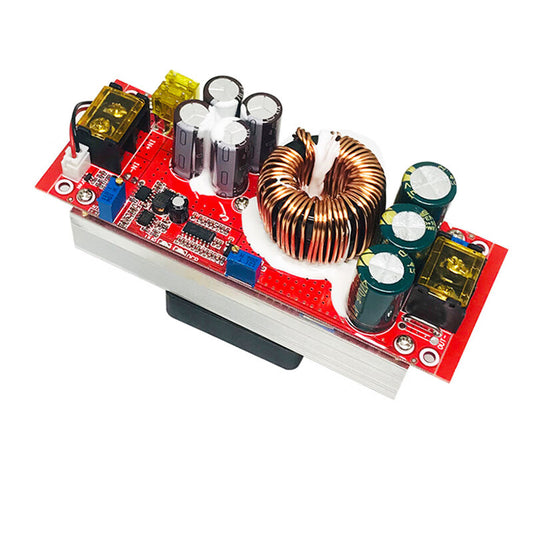 Ouhuayuan 1500W Boost Module DC-DC Constant Voltage and Constant Current Adjustable Power Supply Module 12-60V to 12-90V Vehicle Charging
