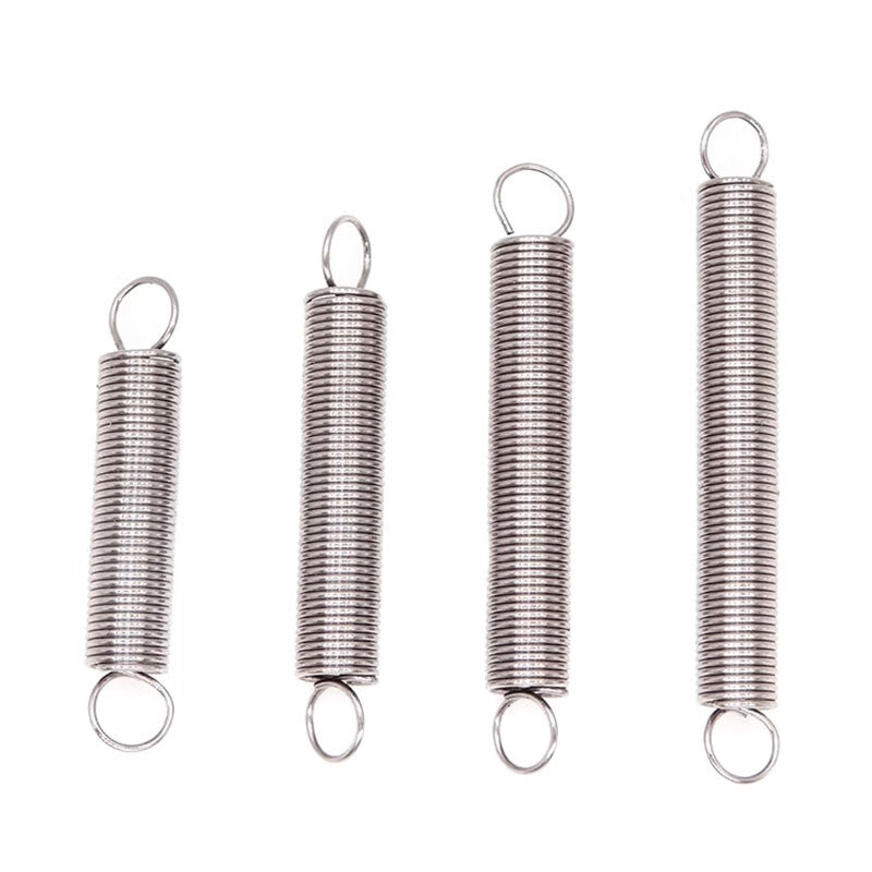 Yonghao Yinghong 304 Stainless Steel Small Tension Spring with Return and Hook, 0.6mm Wire Diameter, Customizable, 0.6*5*25 (10 pieces), Price per piece.