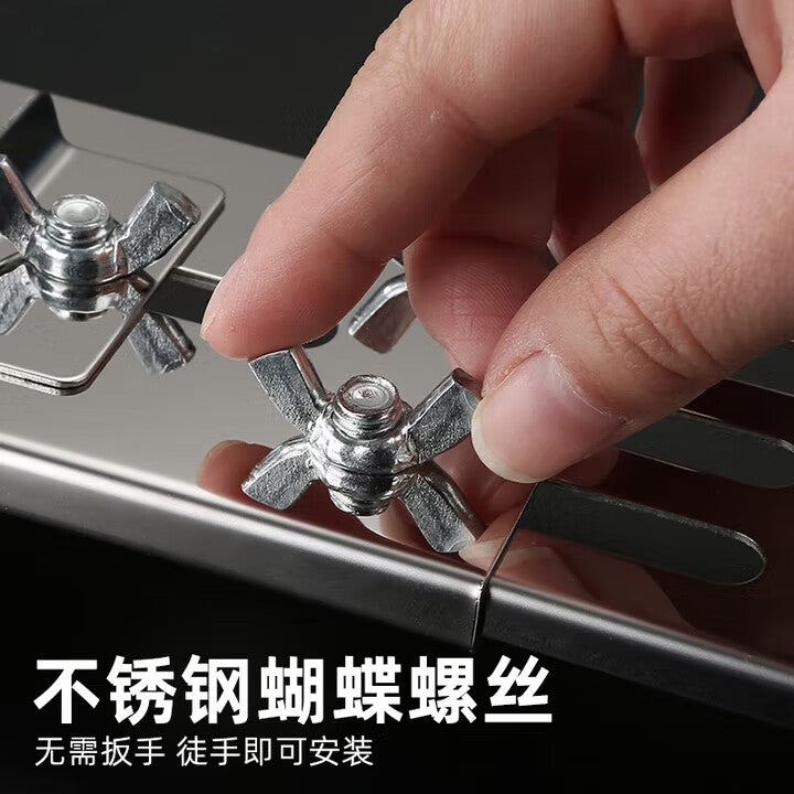 Tiger Sharpening Stone Stand, Stainless Steel Sharpening Holder, Suitable for Sinks, Adjustable Sharpening Holder for Home Use