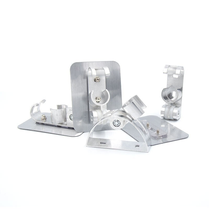 Haisdike HKSY-25 Space Aluminum Shower Head Holder, Adjustable Shower Head Mount, No-Drill Aluminum Base (Carton Packaging)