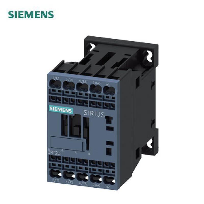 Siemens 3RT20162BB42 Power Contactor, 9A, 24VDC, 4kW, 3 Pole