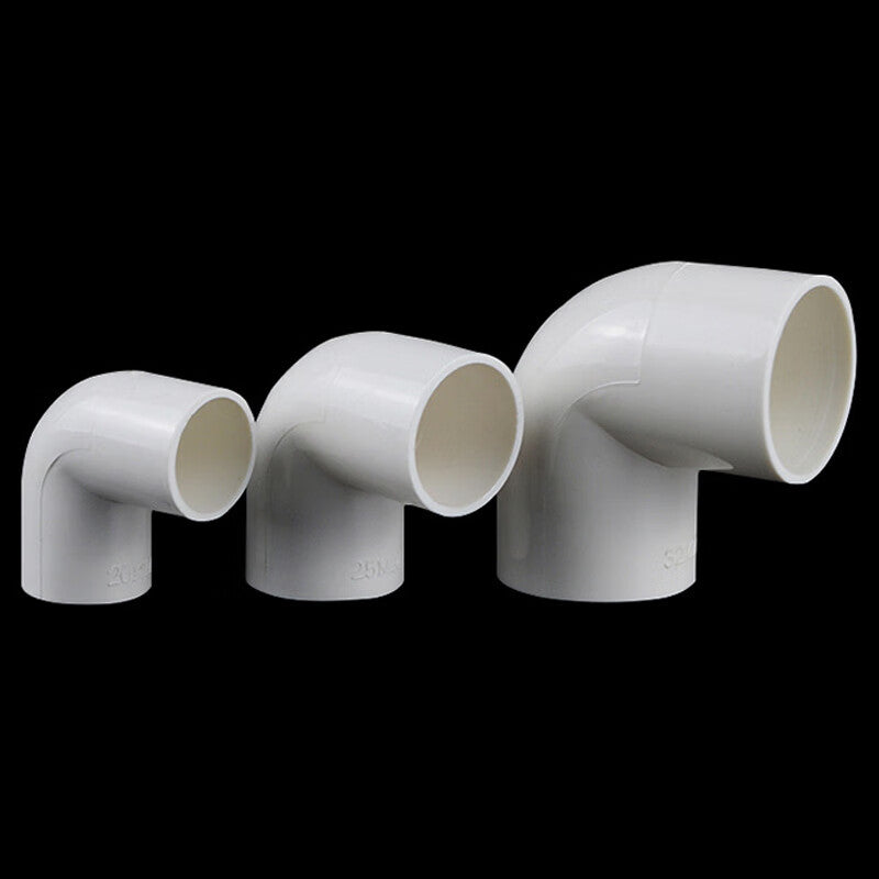Deqi PVC conduit fittings elbows, insulated flame-retardant electrical wire protection pipes, thickened corrosion-resistant conduit fittings DN20 elbows