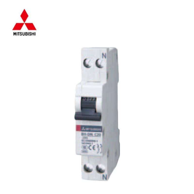 Mitsubishi Electric miniature circuit breaker 20A 1P+NC 4.5kA; BH-DN 1PN 20A TYPEC N (CH)