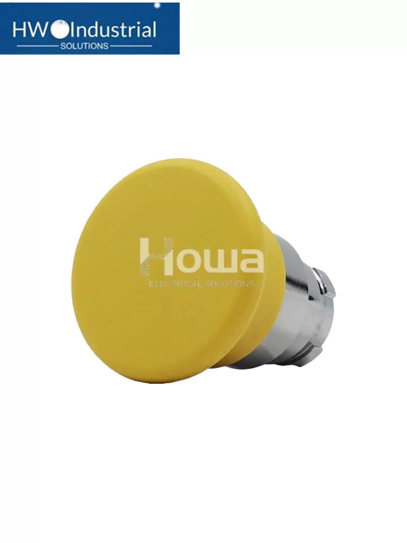 2PC Yellow Metal Self Reset Button Head ZB2-BC5C ZB2BC5C 22mm Installation [2]