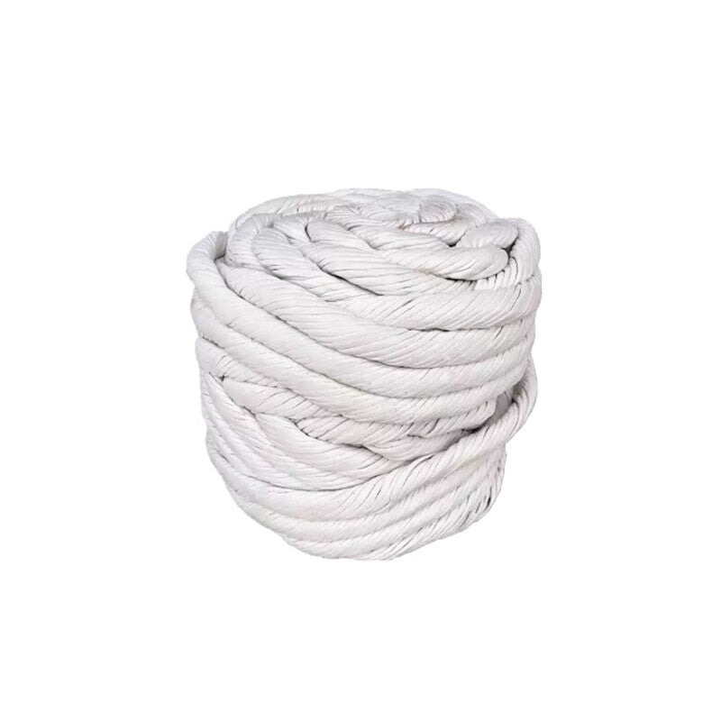 Yonghao Yinghong Dust-Proof Asbestos Rope, Thermal Insulation and Sealing Asbestos Twisted Rope, Dust-Proof Asbestos Rope, Strong, Wear-Resistant, Corrosion-Resistant, and Insulating, 10mm/Roll, 4.5kg/Roll. Price per roll.
