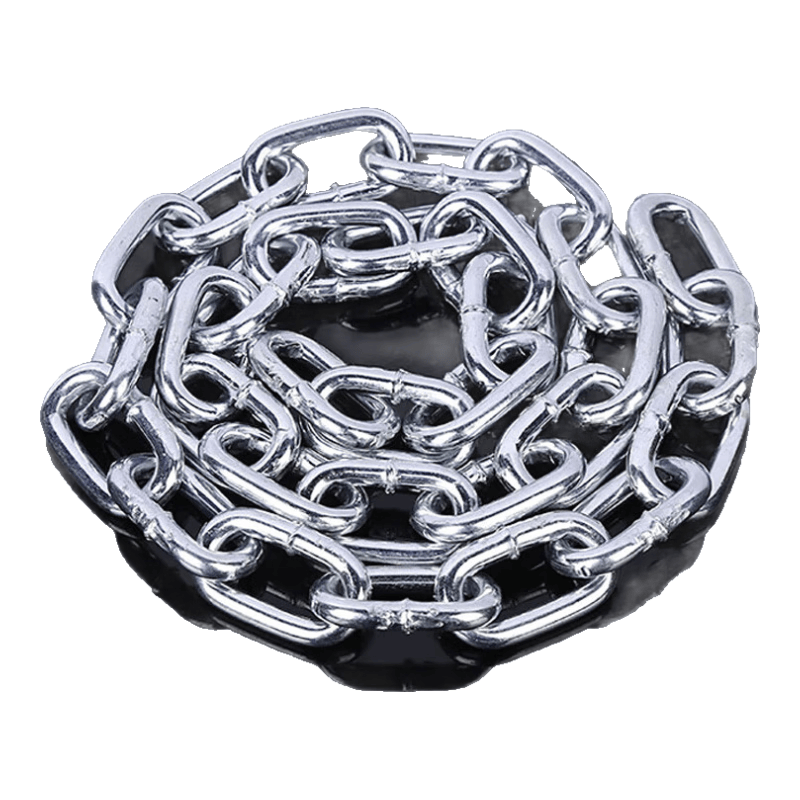 Jingu Lao KCAA-266 galvanized iron chain, anti-theft, thickened and lengthened welded iron chain lock, hanging chain for cattle, M3, 1 meter long.
