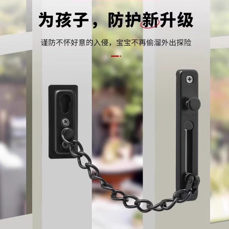 Chuke stainless steel anti-theft chain door chain lock safety chain hotel door stopper anti-theft home women's door inner deadbolt