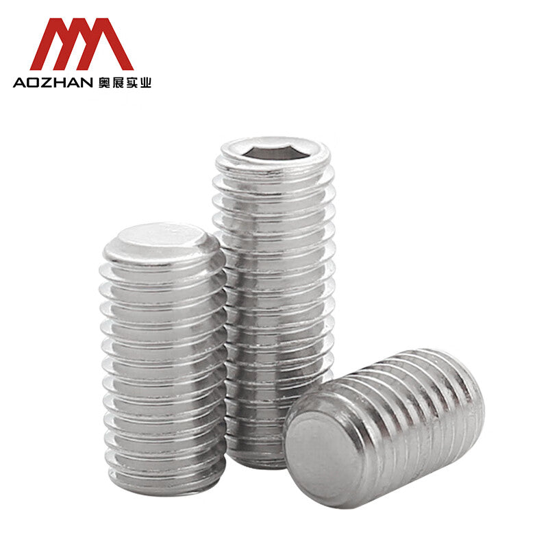 AOZHAN 304 Stainless Steel DIN913 Socket Head Screws, GPH M5*6 Series (4000 pieces/box)