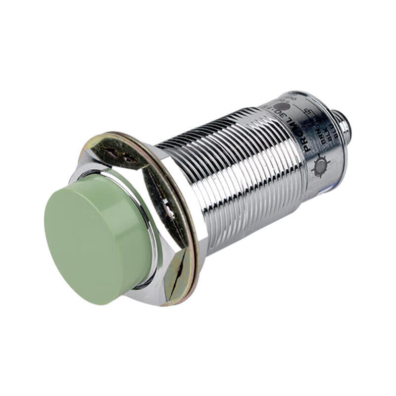 Autonics inductive cylindrical proximity switch 2-wire M12 connector detection distance 15mm; PRCML30-15AC
