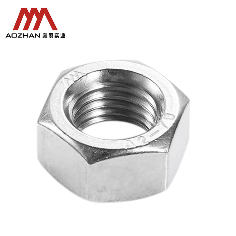 AOZHAN 304 Stainless Steel A2-70 Hex Nuts DIN934 Full Series M39 (1 piece/pack)