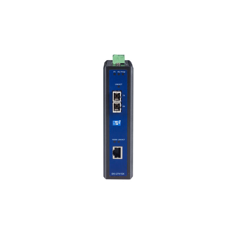 Advantech/ADVANTECH Gigabit optical to electrical converter Gigabit multimode fiber industrial grade optical to electrical converter; EKI-2741SX