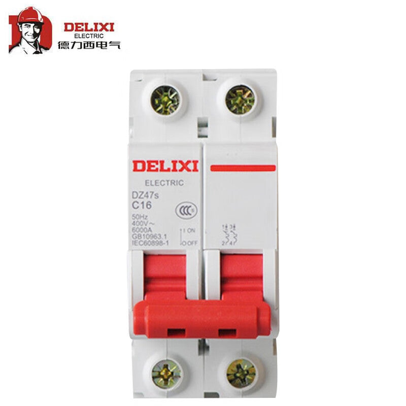 Delixi electrical air switch small circuit breaker switch main switch DZ47s D type 2P 25A