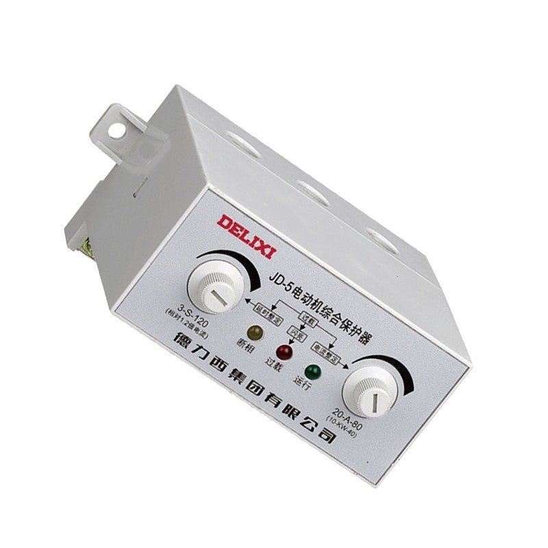 Delixi JD-5 Electric Motor Protector AC36V 1-80A (0.5-40KW)