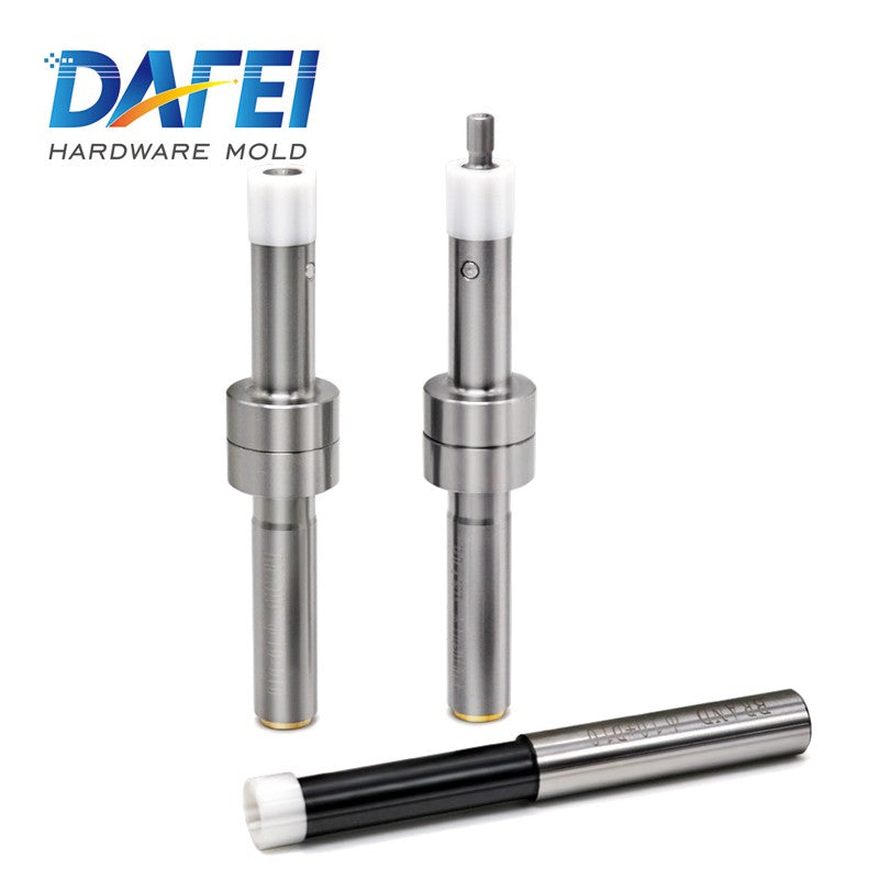 DAFEI Non-magnetic Centering Rod, Titanium-plated Hardened Non-magnetic Anti-magnetic Ceramic Photoelectric Edge Finder Tool Setter—Straight-body Ceramic Centering Rod