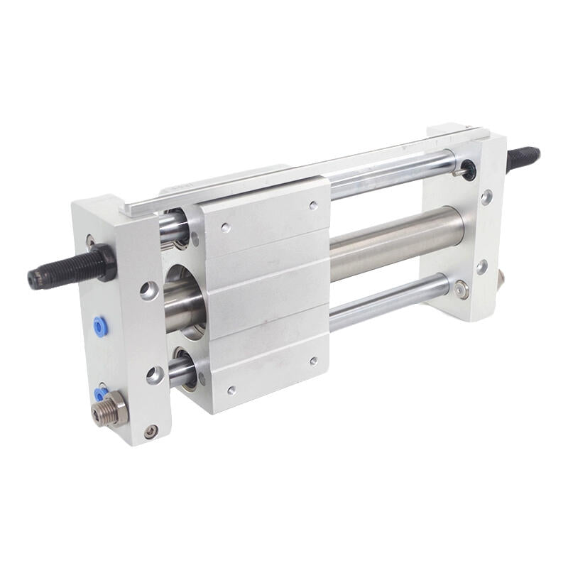 AirTAC magnetically coupled rodless cylinder, precision guide rod type, hydraulic buffers at both ends, with magnetic ring; RMTL32X50SA