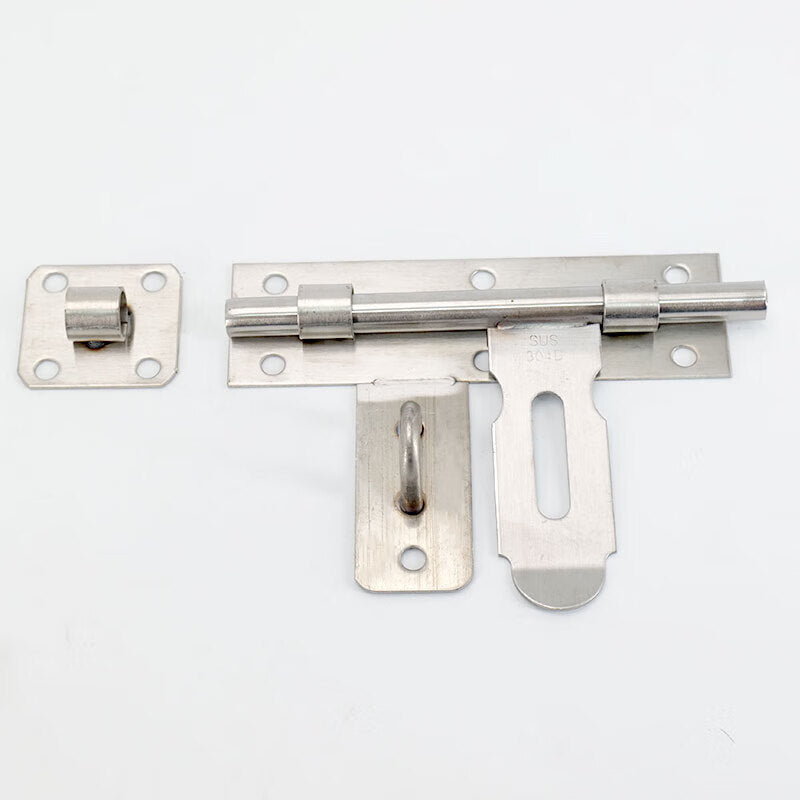 Deyu Crafts Stainless Steel Door Bolt Anti-theft Door Latch - One Price - 16-inch Silver