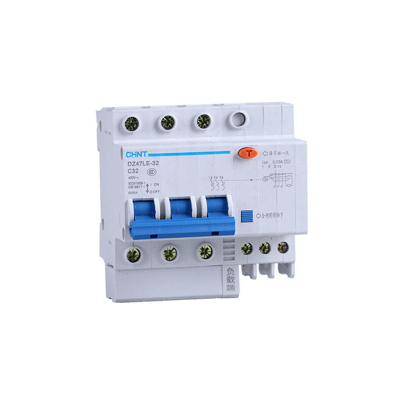 Chint leakage miniature circuit breaker; DZ47LE-32 3P C32 30mA