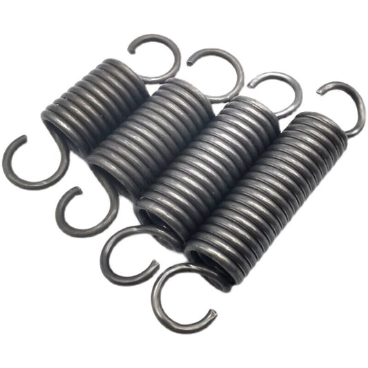 Mountain Top Pine Tree, Hooked Tension Spring, Stainless Steel Tension Spring, Small Spring for Pull-Out Doors and Scooters, 1.5*10*50 (2 pieces)